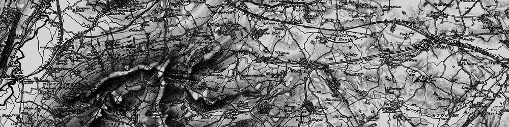 Old map of Vennington in 1899