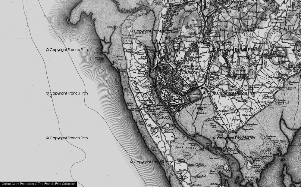 Old Map of Vickerstown, 1897 in 1897