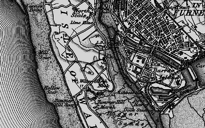 Old map of Barrow Island in 1897