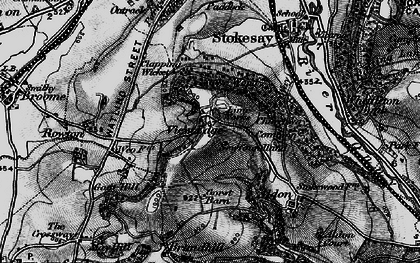 Old map of View Edge in 1899