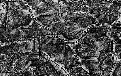 Old map of Battle Wood in 1895