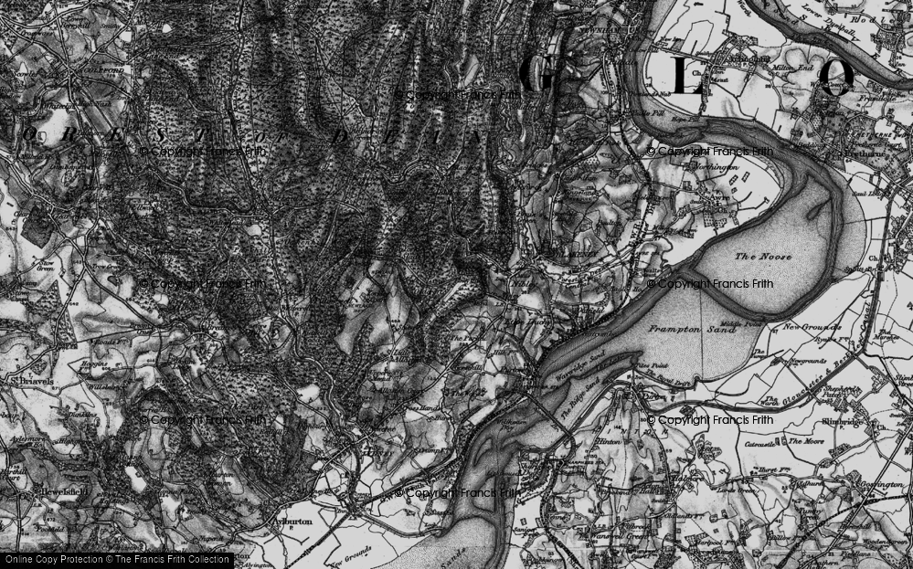 Old Map of Viney Hill, 1896 in 1896