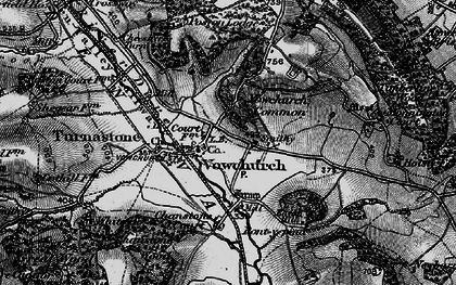 Old map of Vowchurch in 1898