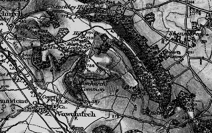 Old map of Vowchurch Common in 1898