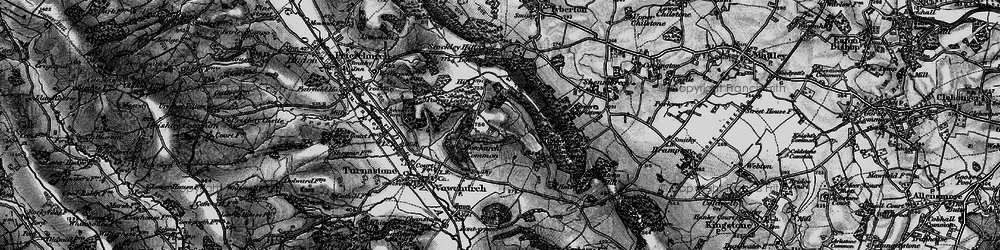 Old map of Barrett's Hill Wood in 1898