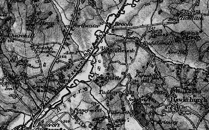Old map of Wadbrook in 1898