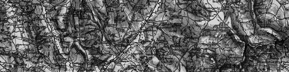 Old map of Wadbrook in 1898