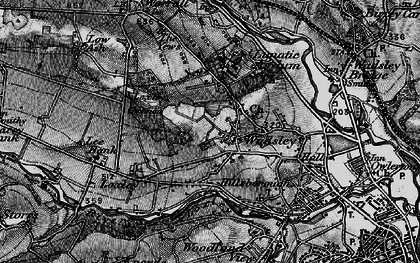 Old map of Wadsley in 1896