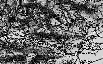 Old map of Waen in 1899
