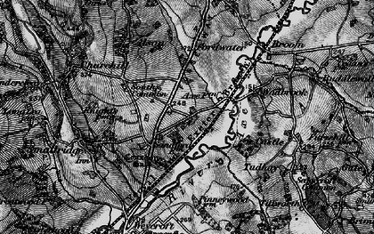 Old map of Waggs Plot in 1898