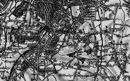 Old map of Wake Green in 1899
