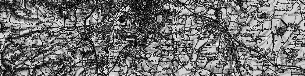 Old map of Wake Green in 1899