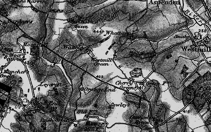 Old map of Wakeley in 1896