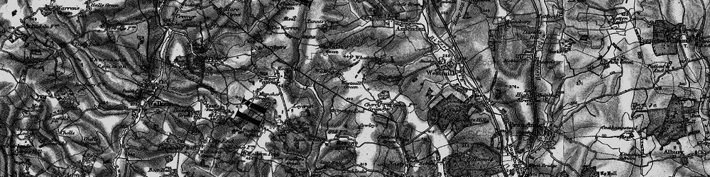Old map of Wakeley in 1896