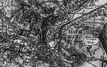 Old map of Walcot in 1898