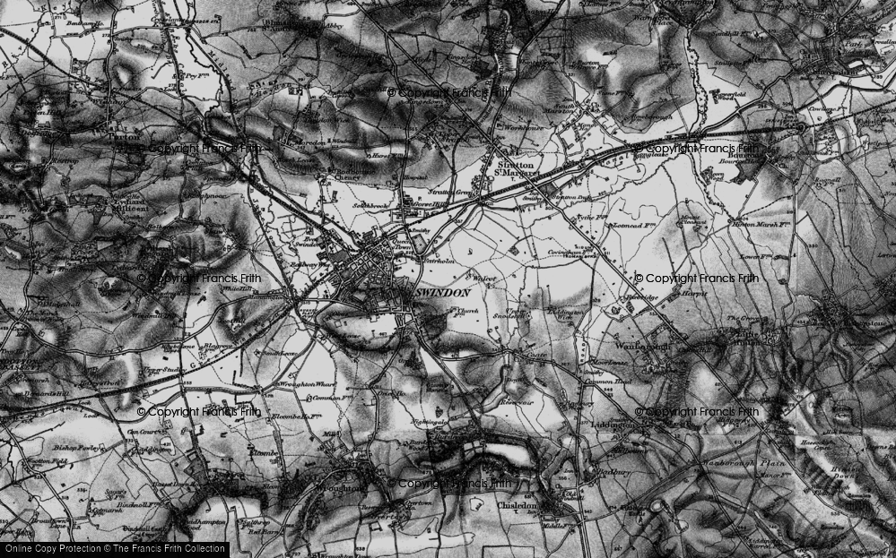 Old Map of Walcot, 1898 in 1898