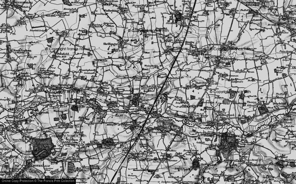 Old Map of Walcot Green, 1898 in 1898