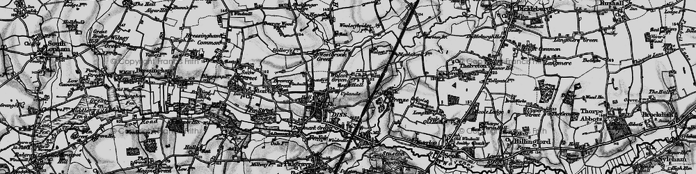 Old map of Walcot Green in 1898