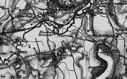 Old map of Walcote in 1898