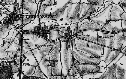 Old map of Botney Lodge in 1898