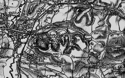 Old map of Bonscombe in 1897