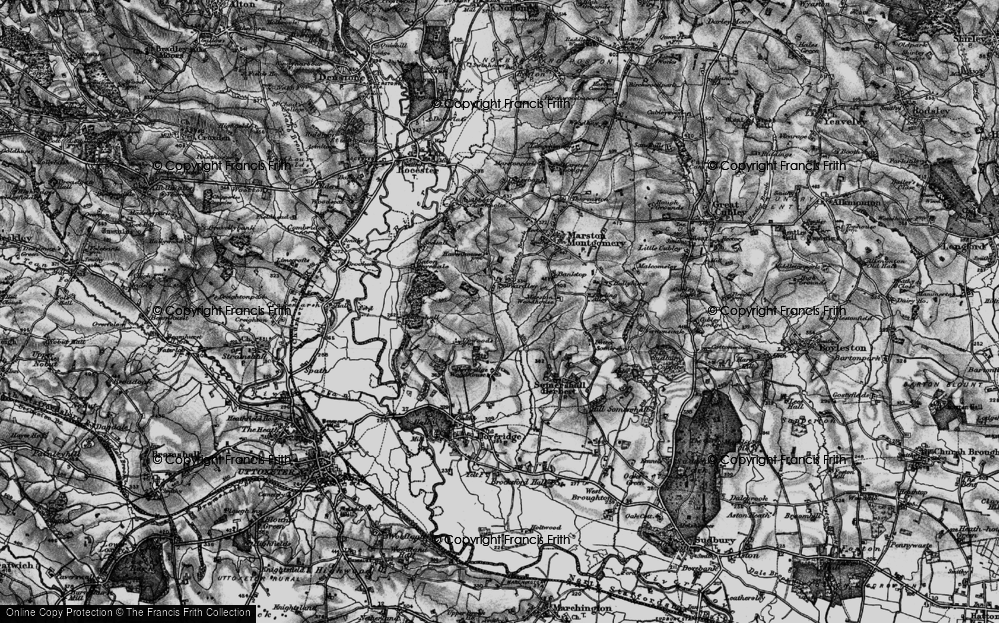 Old Map of Waldley, 1897 in 1897