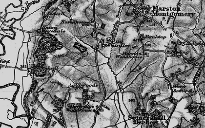 Old map of Waldley in 1897