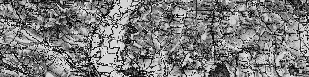 Old map of Waldley in 1897