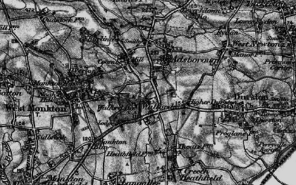 Old map of Walford in 1898