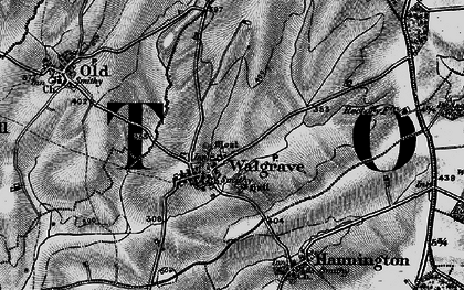 Old map of Walgrave in 1898