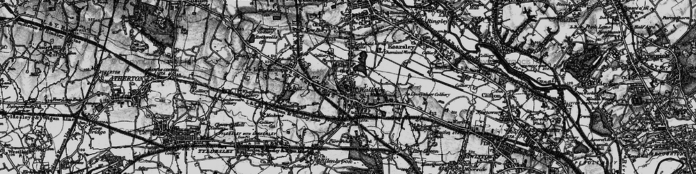 Old map of Walkden in 1896