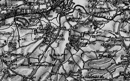 Old map of Walker's Heath in 1899