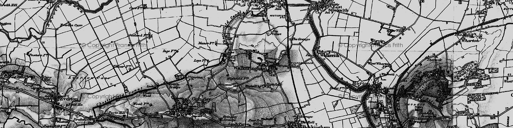 Old map of Walkeringham in 1895