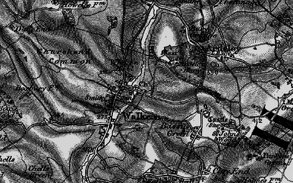 Old map of Walkern in 1896
