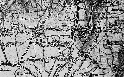 Old map of Walkmill in 1899