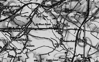 Old map of Wall in 1898