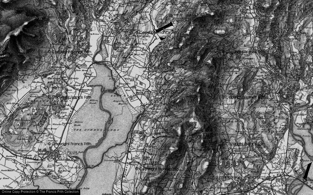 Old Map of Wall End, 1897 in 1897