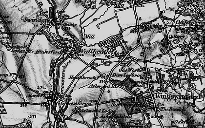 Old map of Wall Heath in 1899