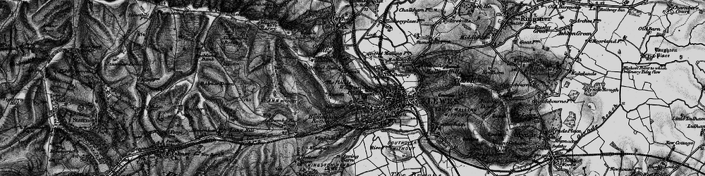 Old map of Wallands Park in 1895