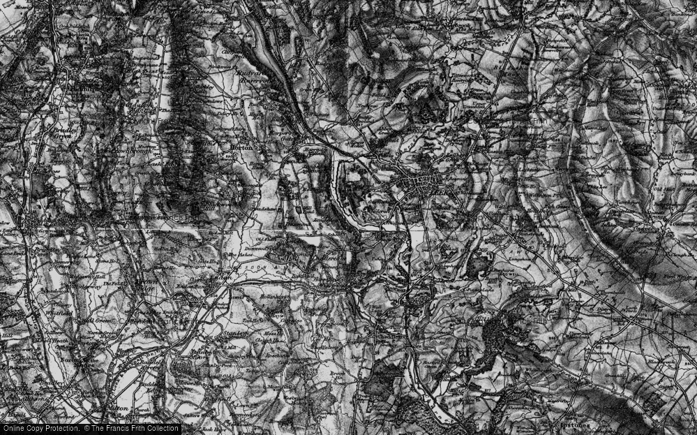 Old Map of Wallbridge Park, 1897 in 1897