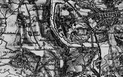 Old map of Staffordshire Moorlands Walks in 1897