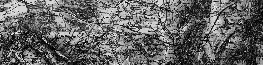 Old map of Waller's Green in 1898