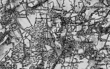 Old map of Walliswood in 1896