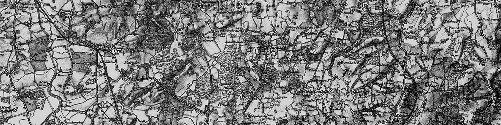 Old map of Walliswood in 1896