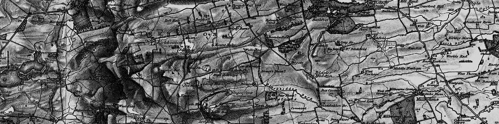 Old map of Bellridge in 1897