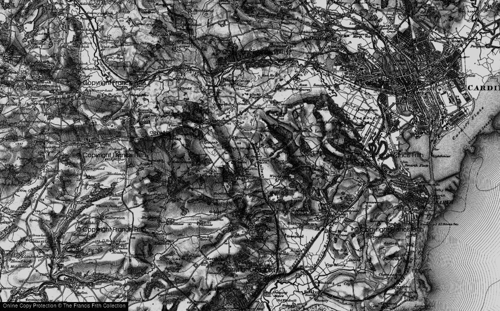 Old Map of Wallston, 1898 in 1898