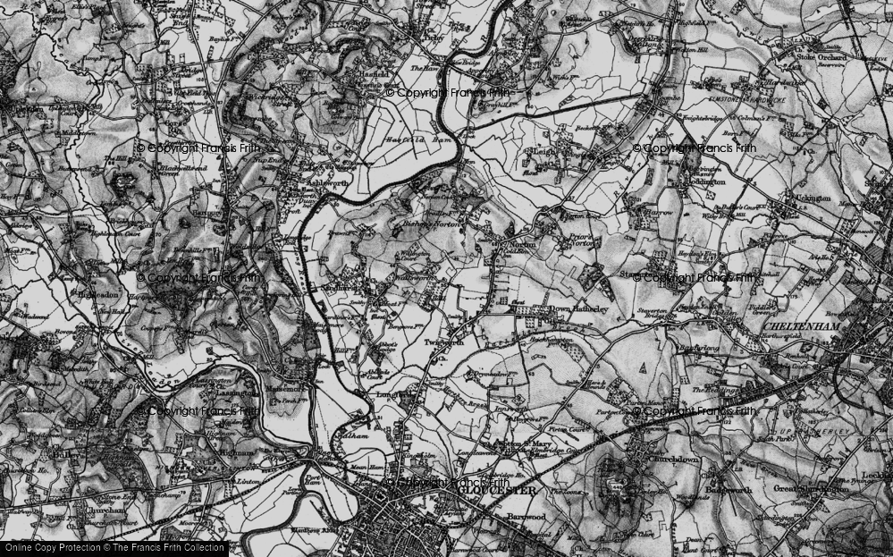 Old Map of Wallsworth, 1896 in 1896