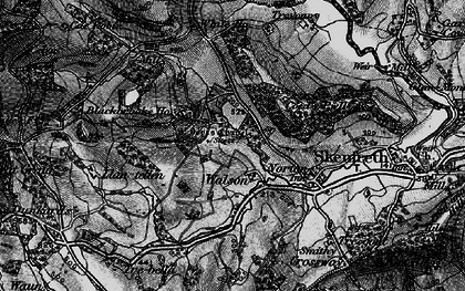 Old map of Blackbrook Ho in 1896