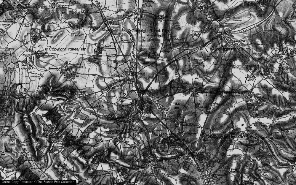 Old Map of Walsworth, 1896 in 1896