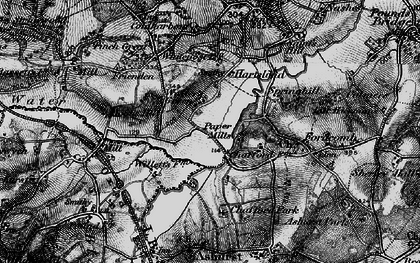 Old map of Walter's Green in 1895